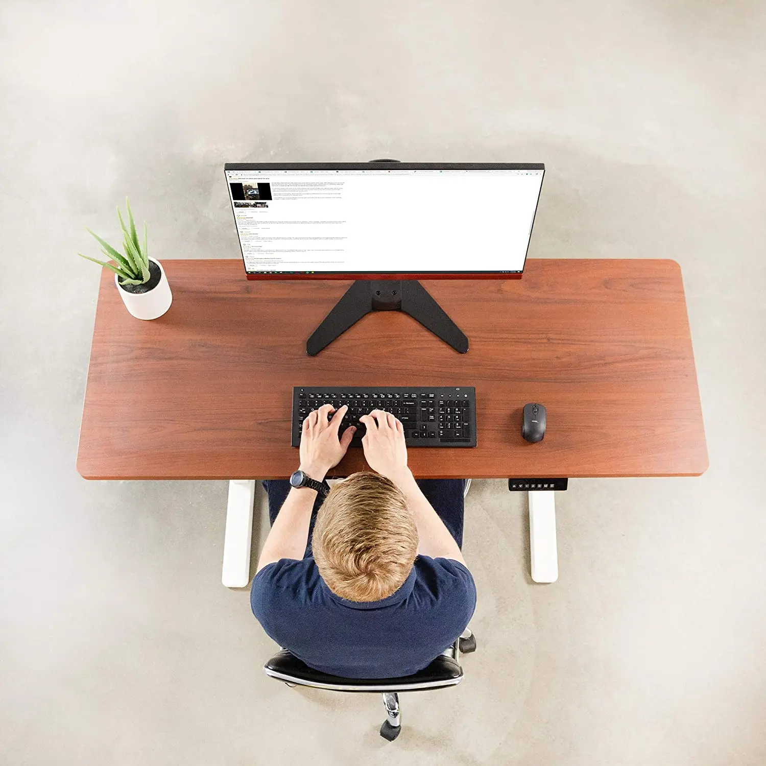 Standing Desk Frame White Black Gray Corner Modern Ergonomic Lift Sit Stand Bamboo Manual Electric Height Adjustable Table Legs