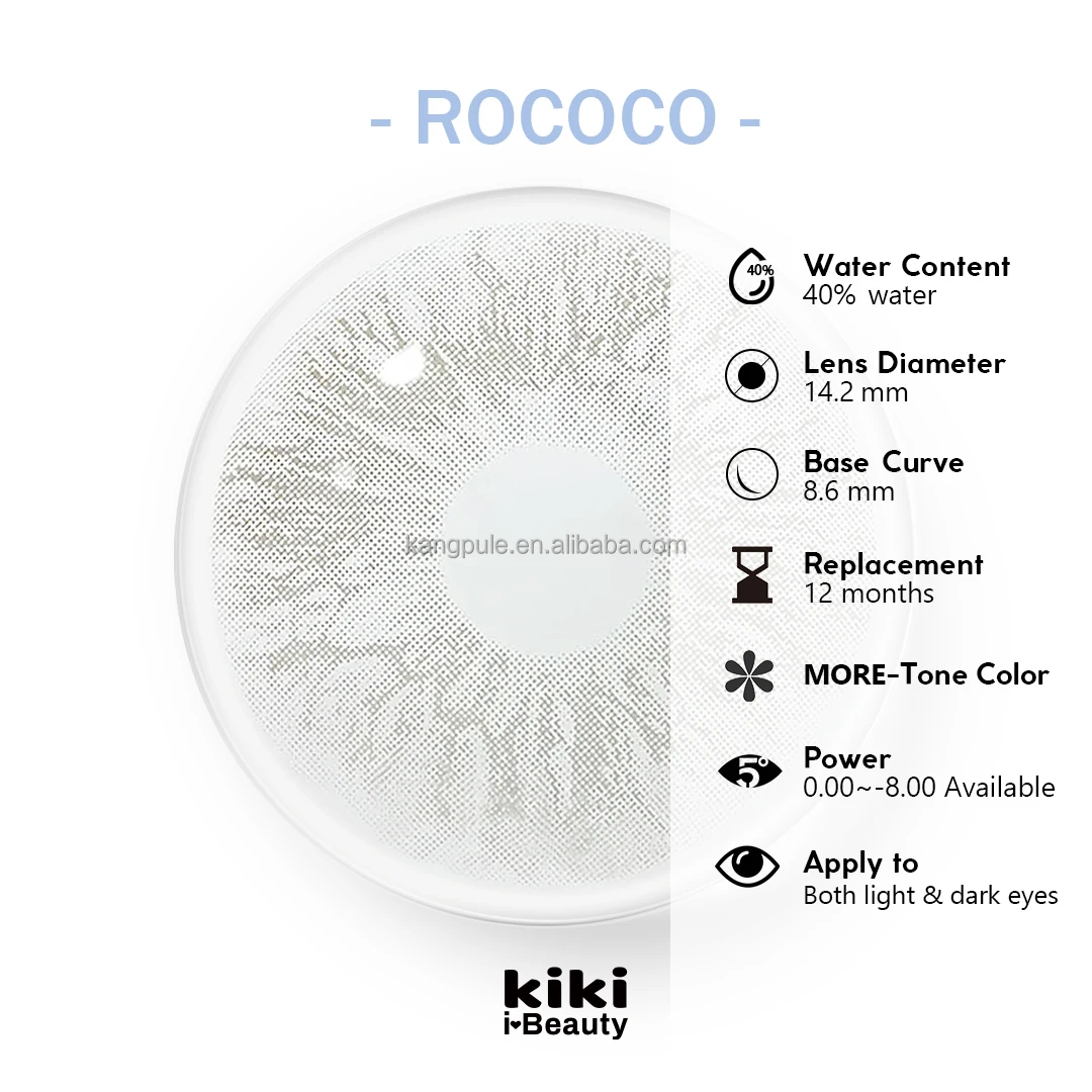 wholesale Yearly Natural  KiKi Beauty Hidrocor Color Contacts Circle Color Eye Contact Lenses Colored Contact Lenses