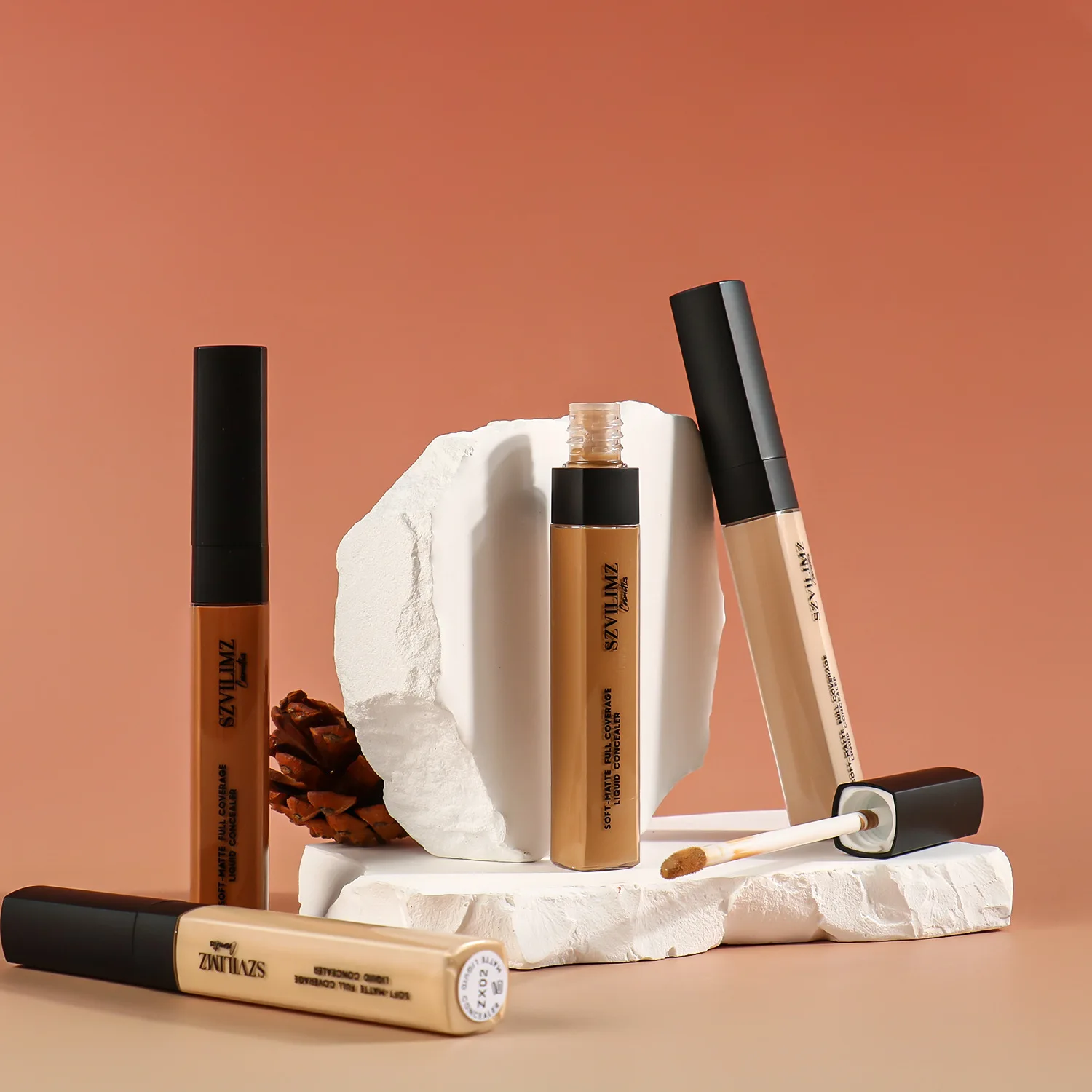 OEM Matte Facial Pore Dark Skin Full Coverage High Definition Concealer Private Label Long Lasting Waterproof Liquid Concealer