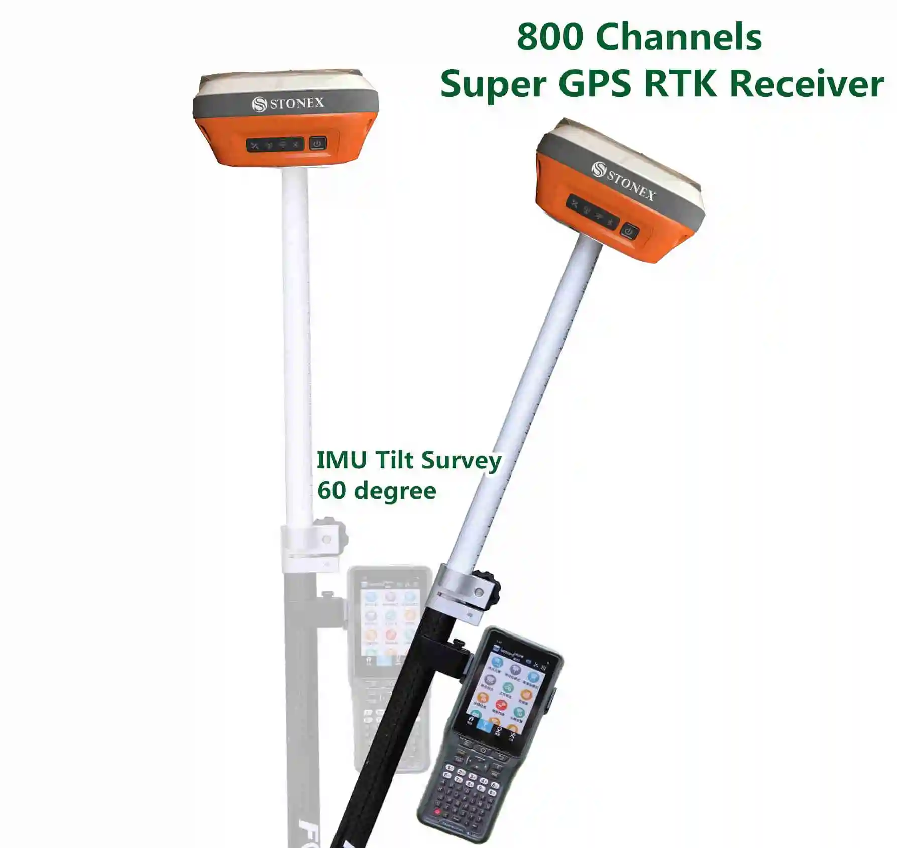 800 каналов трансивер оснащенный автоматическим наклоном IP68 Atlas gnss rtk gps stonex s3a