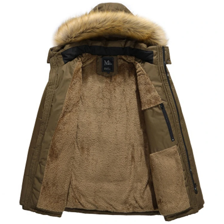  Оптовая продажа дешевая зимняя куртка большого размера для мужчин