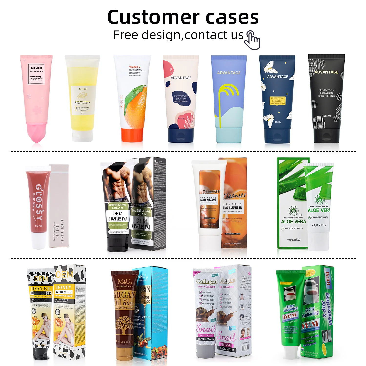 15ml 20ml 30ml 50ml 100ml aluminum plastic lotion bb cream squeeze tube empty cosmetic packaging soft tube for cream