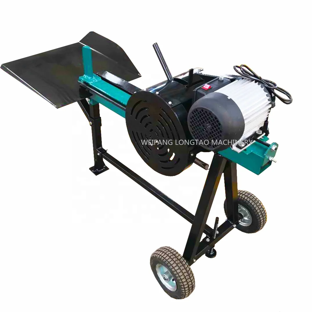 Factory directly electric fast speed 8 ton wood log splitter with ce