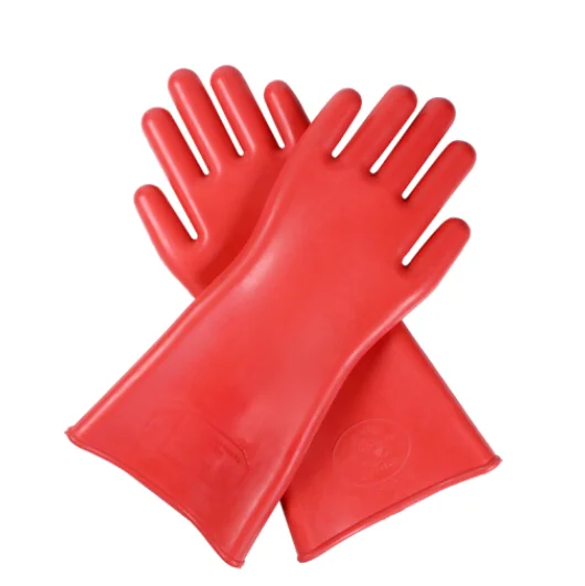 Резиновые Изолированные защитные перчатки ручной работы 20 кВ