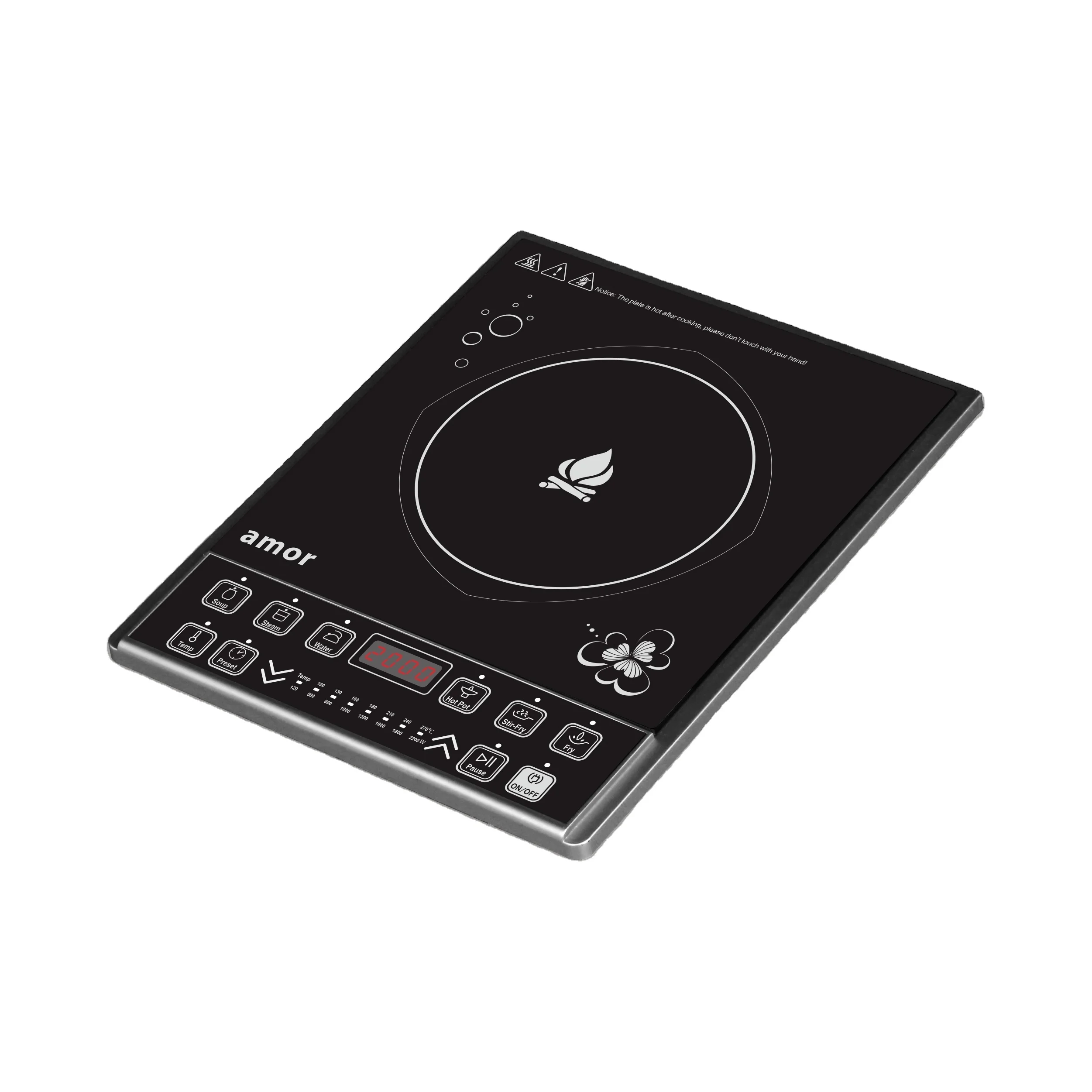 New AI-B20 induction cooker for Turkey market cocina electric big hot plate for OEM customer 220V