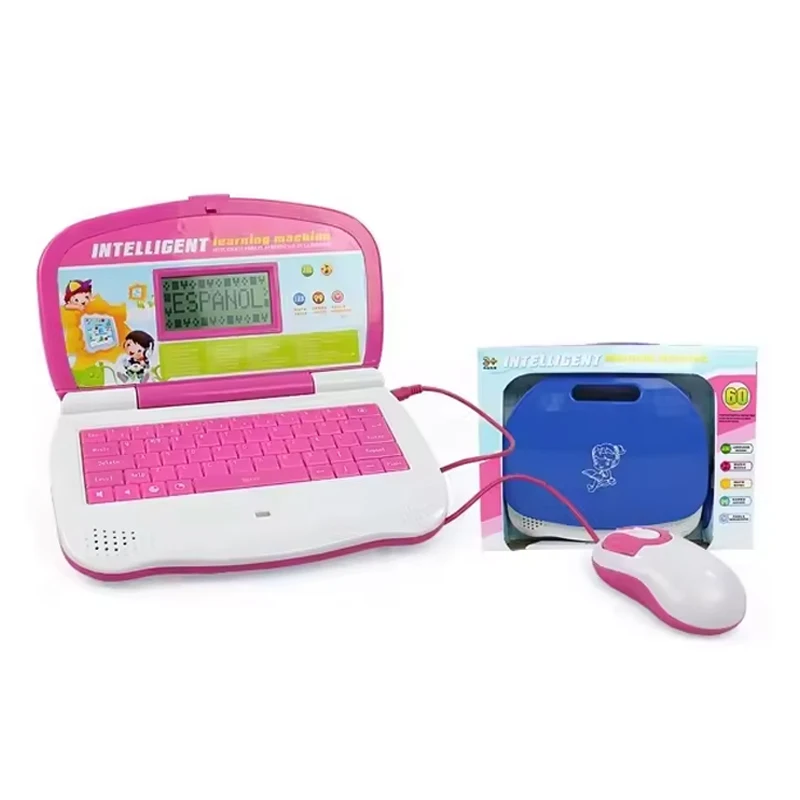 English Spanish language 60 function toy children intelligent learning machine