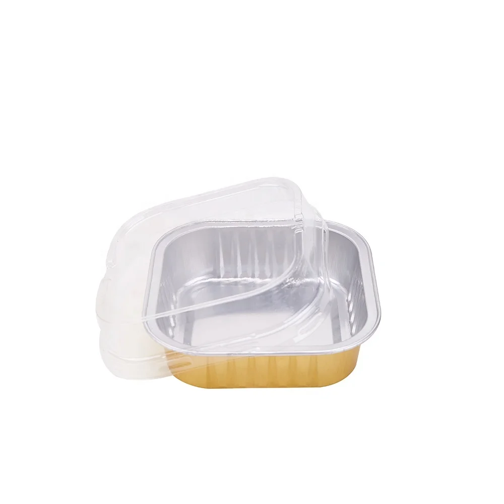 Food Service Kitchen Use for Desserts & Cakes Square Aluminium Foil Container Supplier