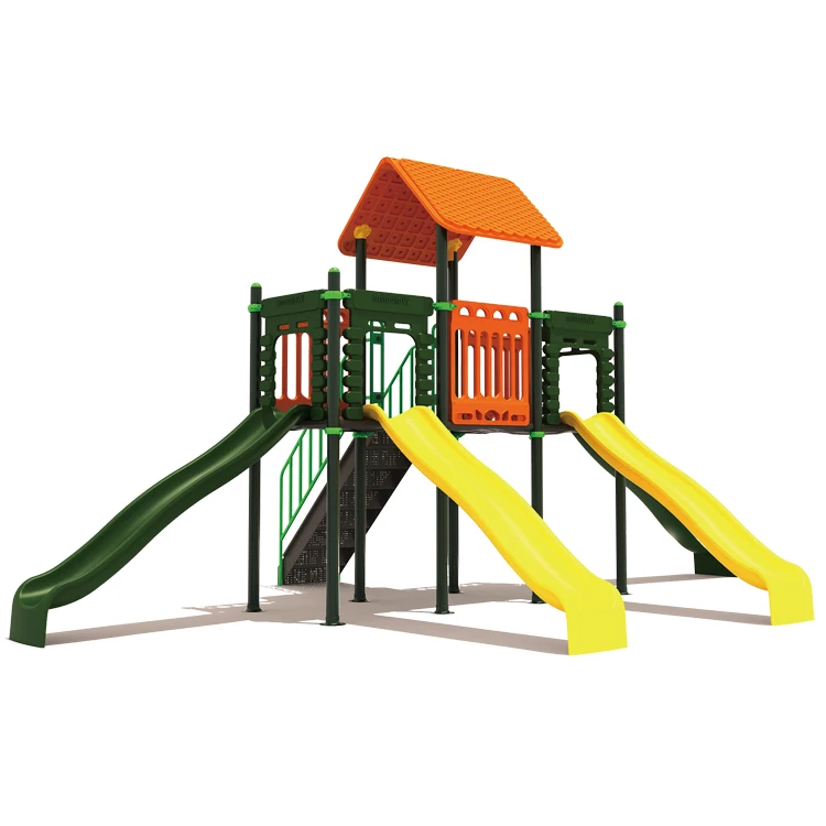 KINPLAY Children Playground Manufacturer Outdoor Kids Zone Playhouse Backyard Play set for Kids