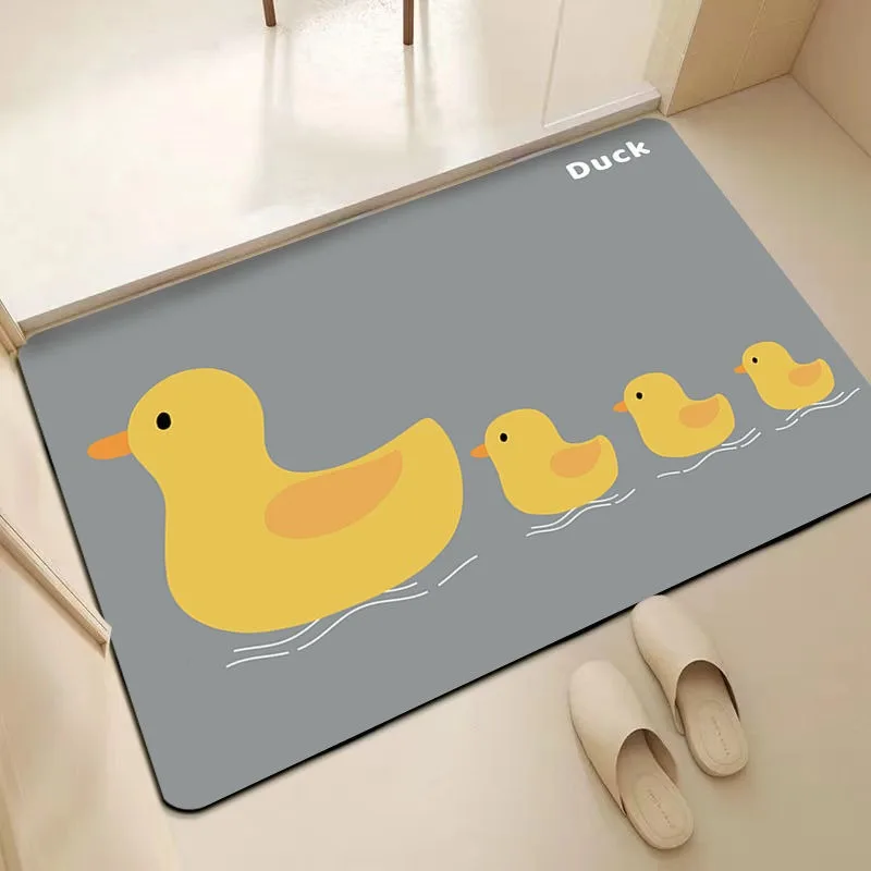 YFL high quality Environment Friendly cute Absorbent Bathroom Mat Living Room Bedroom Doormat