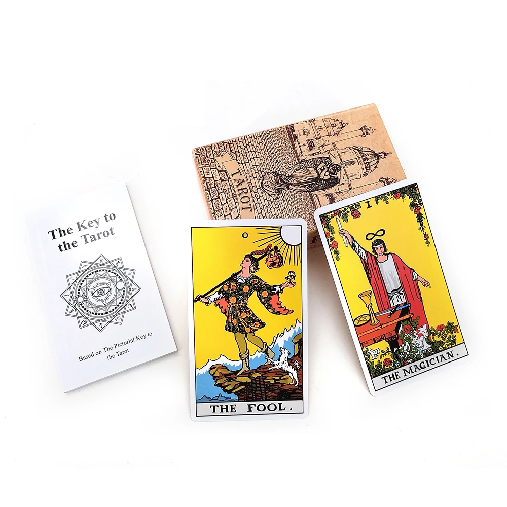 China supplies witchcraft playing cards affirmation cards game custom tarot printing original tarot cards deck