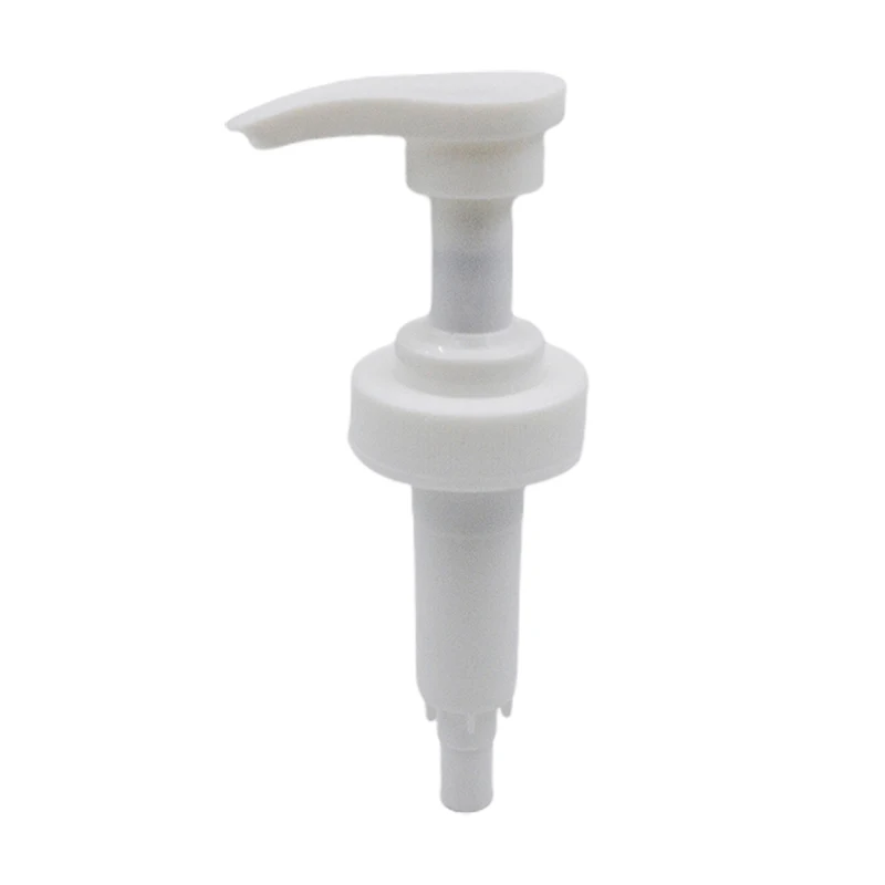 Free sample White 38400 big discharge rate screw lotion pump For Bottles 4CC Outer Spring dispenser pump