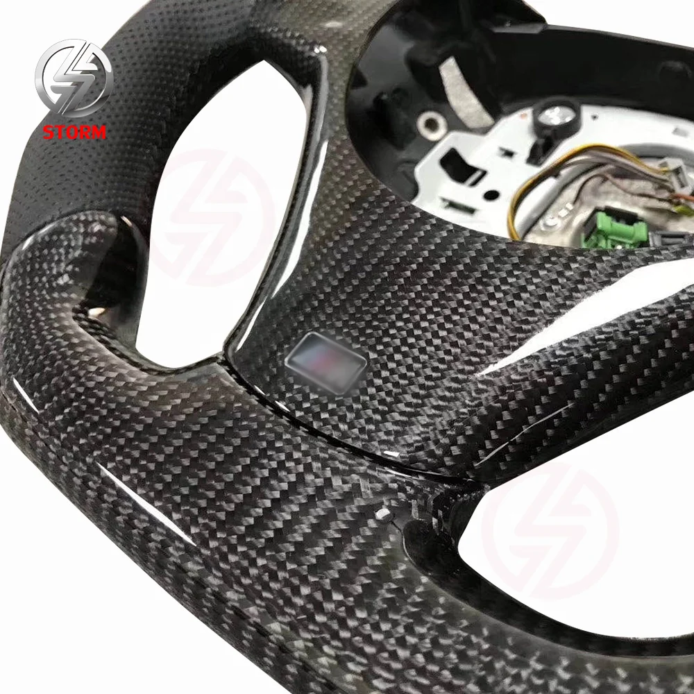 Рулевое колесо из углеродного волокна для Bmw f10 f30 e90 e46 e60 e92 e91 e34 g90 x3 x6