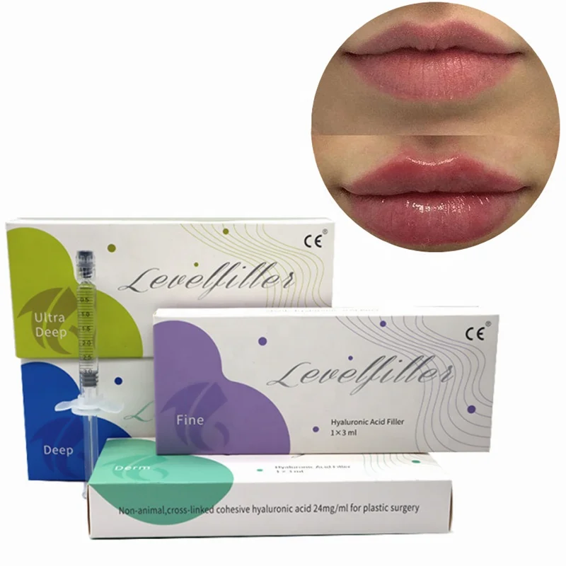 High quality medical grade 2ml 20ml lips face deep hyaluronic acid