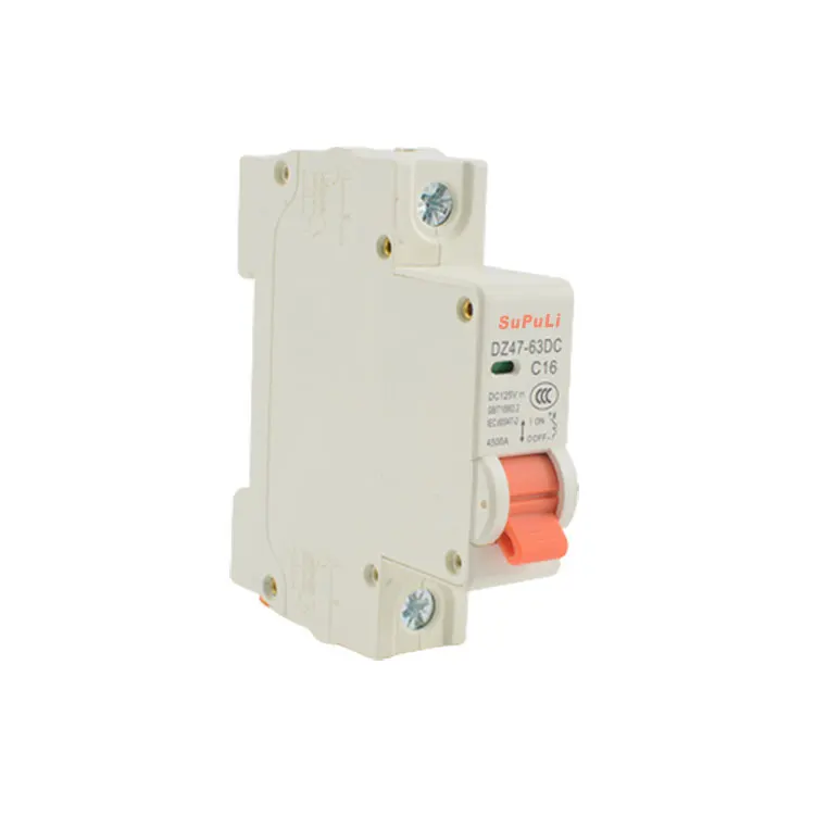 1pole Dc Mcb Miniature Circuit Breaker 16a Mcb Single Pole 1p Solar Dc Mcb