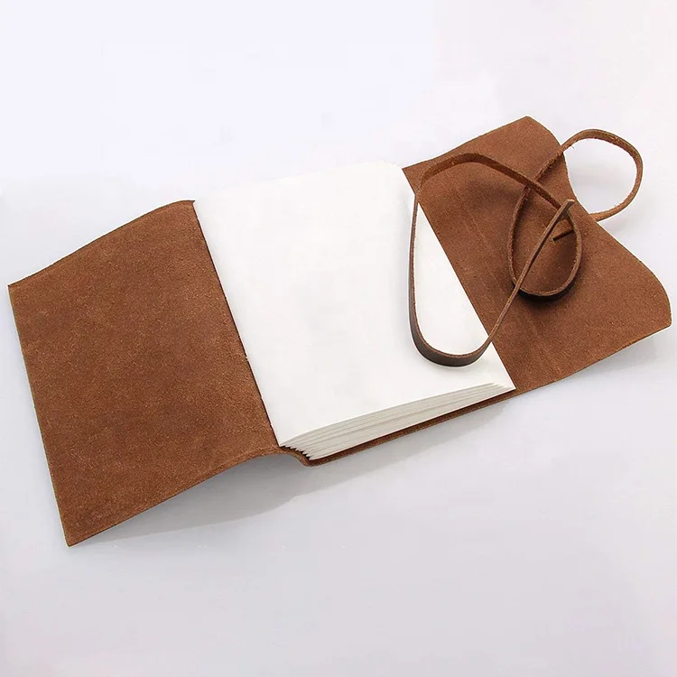 Custom Handmade Genuine Leather Travel Journal Vintage Leather Bound Writing Notebook