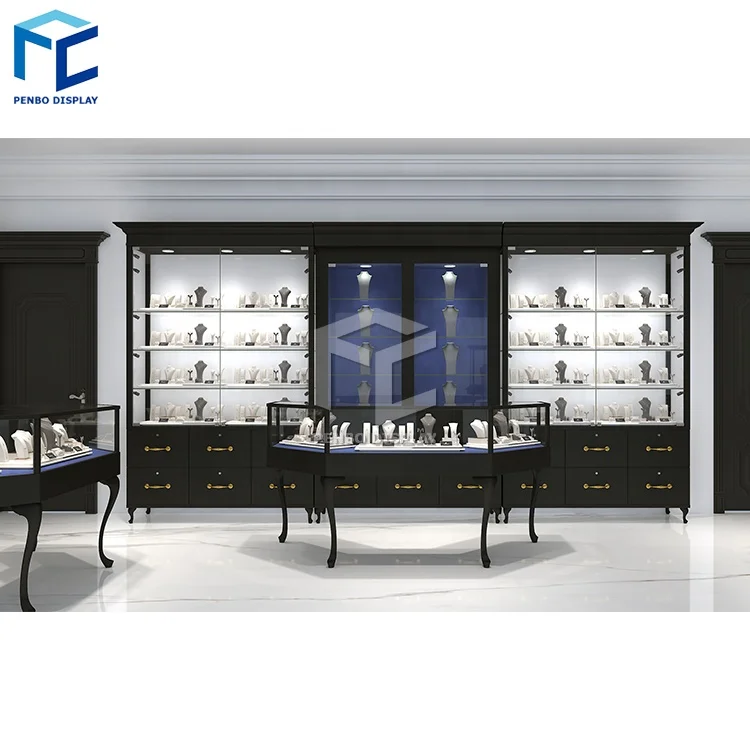 Pearl Jewelry Showcase Furniture Cabinet Jewellery Showcase Jewelry Showroom Display Cabinet Jewellery Shop Furniture Design
