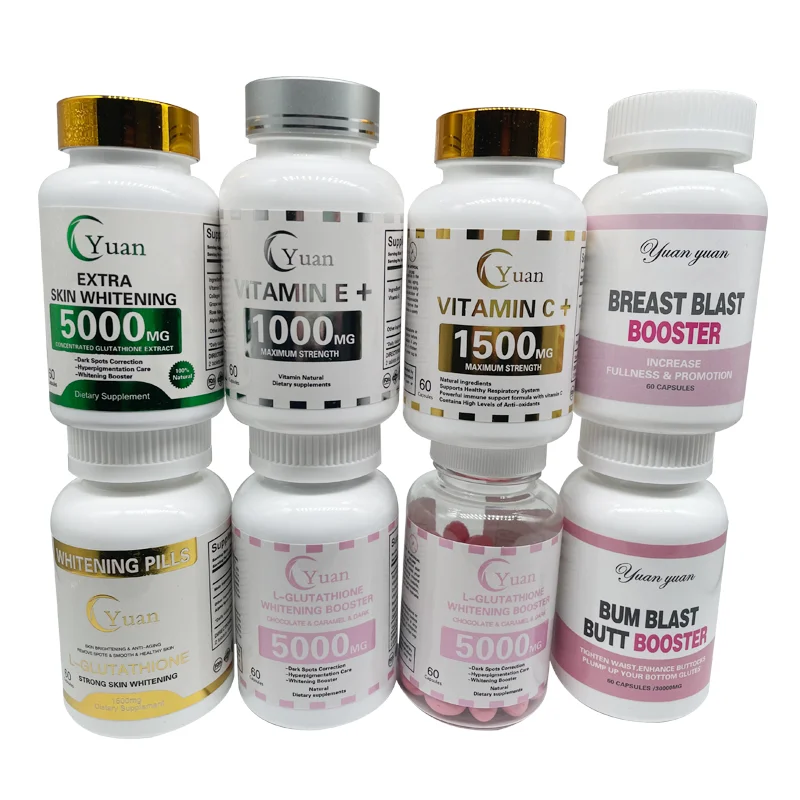 OEM/ODM Private brand Natural ingredients have no side effects Skin whitening supplements L-glutathione capsules