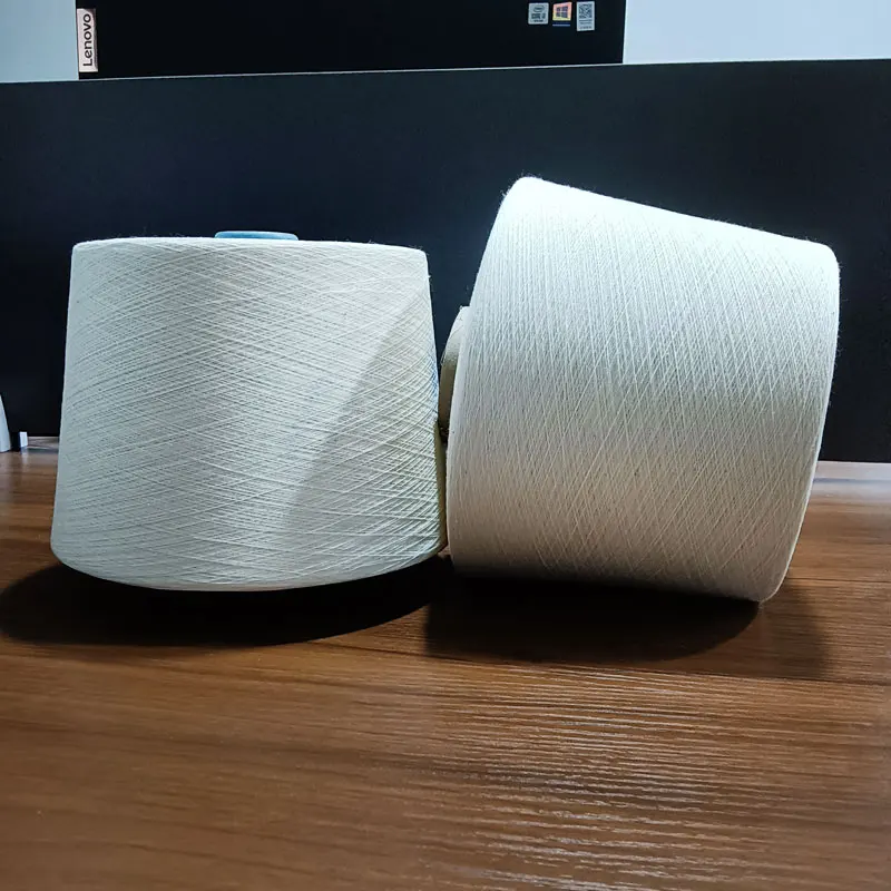 Good Price Raw White 100% Cotton Yarn Compact Combed Pure For Weaving knitting