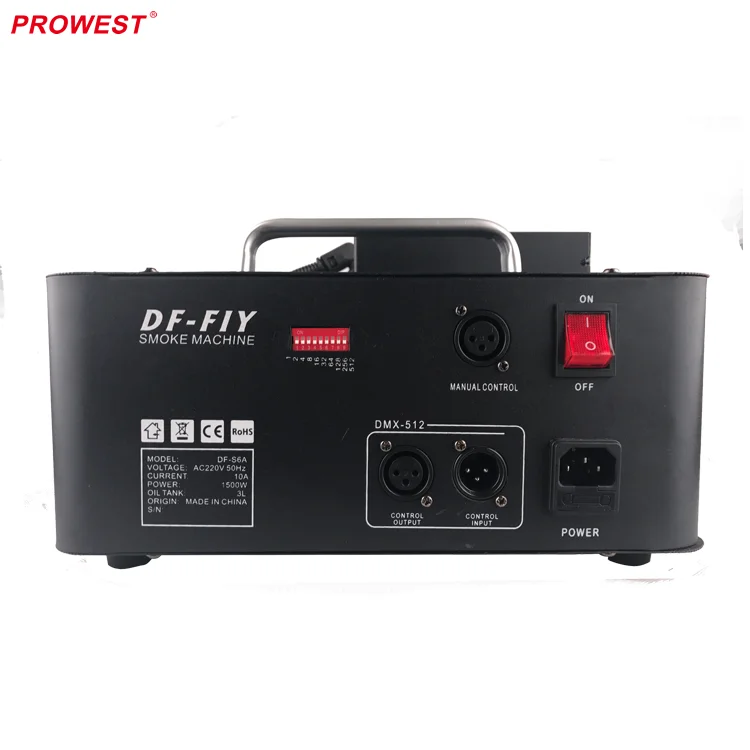 24Pcs LED DMX Control Effect Smoke Machine 1500W Vertical LED Fog Machine