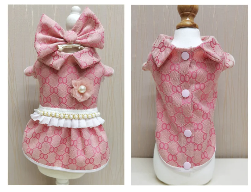 Высококачественные Дизайнерские товары для домашних животных брендовый бульдог толстая собака Большая одежда любителей собак платье и рубашка