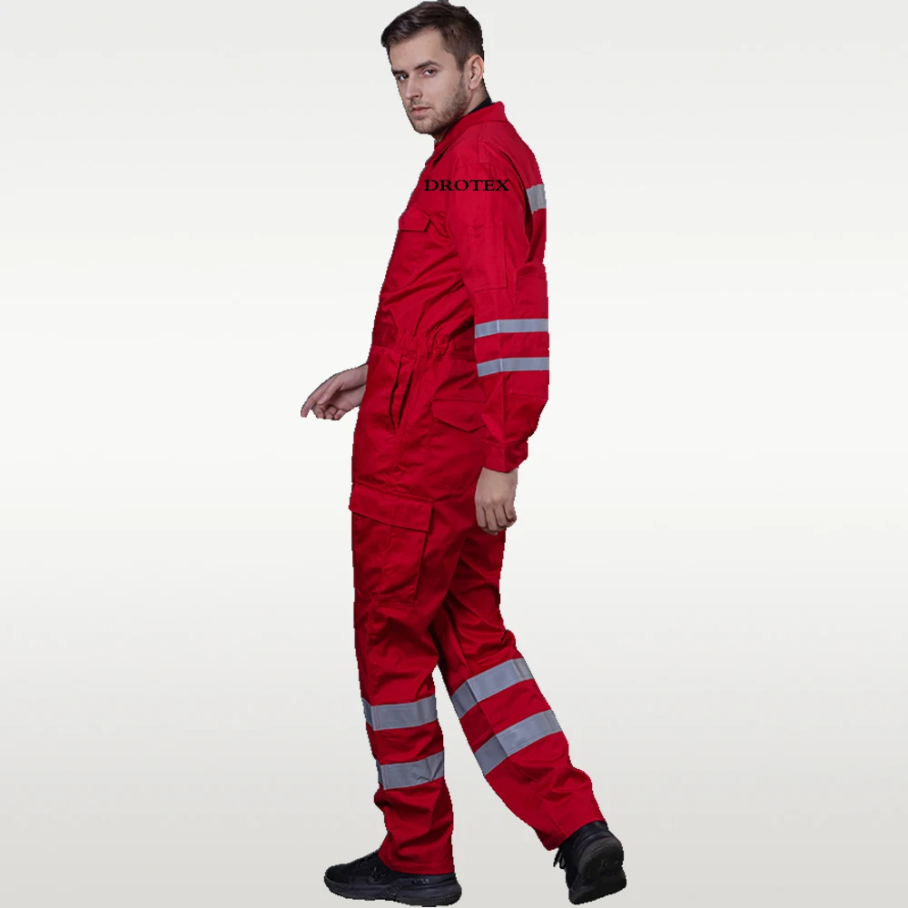 Uniform Welding Boiler Suits Coverall Workwear Flame Retardant Work Clothes Uniforms Safety Coverall Suit