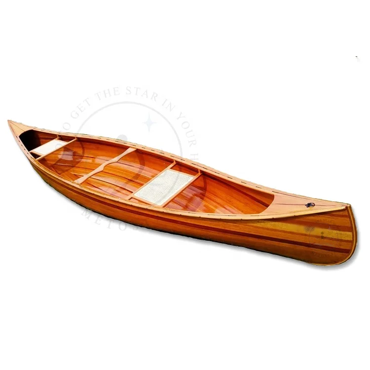 Two persona wood Kayak Canoe for Outdoor Drifting Fishing Travel Boats