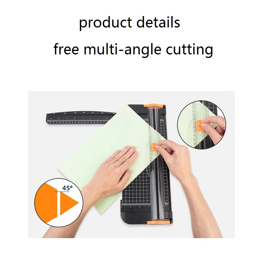A4 Paper Cutter Guillotine Paper Trimmer 12 inch Black Office Paper Trimmer Photos Cutting