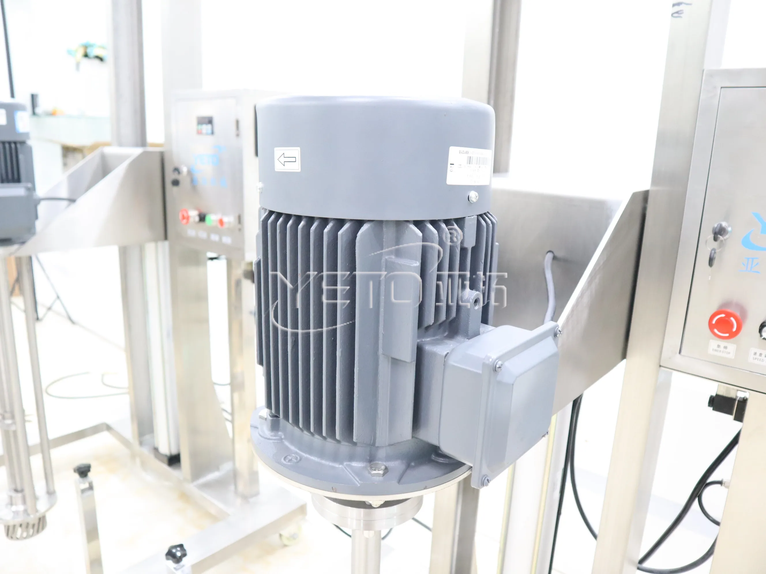 Pneumatic Lift movable paint color ink blender mixer oil paint High Speed Dispersing machine price