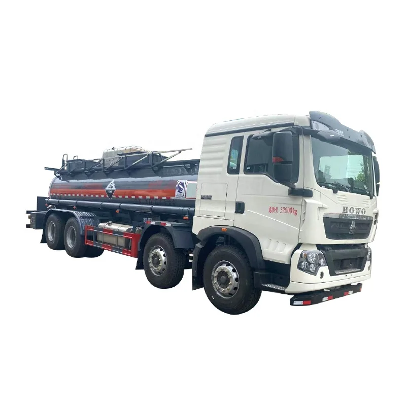 Howo 8x4 Chemical Liquid Tanker Truck 18000L Sulphuric Acid Transport Tank Truck