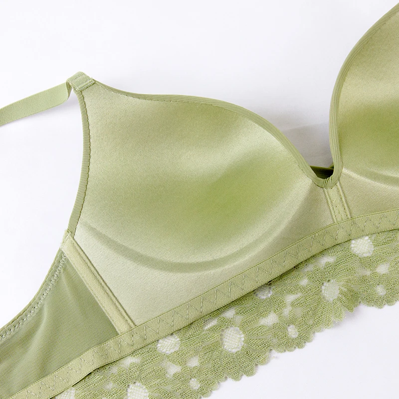 Factory China Sexy Ladies Colorful Hot Girls Photo Sexy Women Push-up Seamless Bra