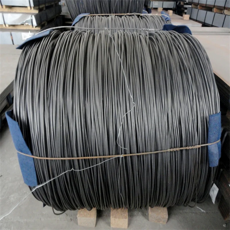 China factory cheap price 65#70#customize size dia carbon black spring coil steel wire for making mattress inner spring