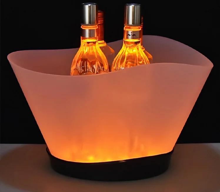 Champagne Wine Beer Container Wine Ice Bucket Ice Buckets Beverage Tubs Multi Colors Changing RGB Ice Bucket