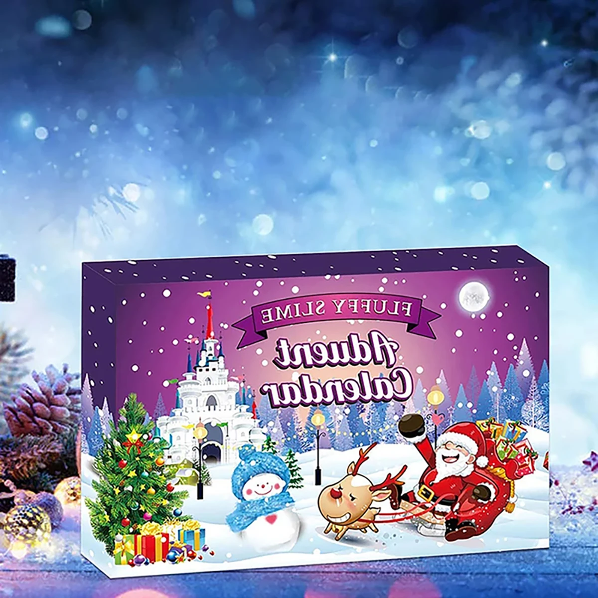 Custom Design Surprise Gift 24 Fidget Toy Sticker Valentines Advent Calendar