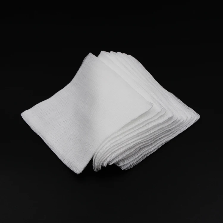 Banghaoning Medical sterile gauze swab medical bandage pad non woven Gauze Swabs Gauze Sponges