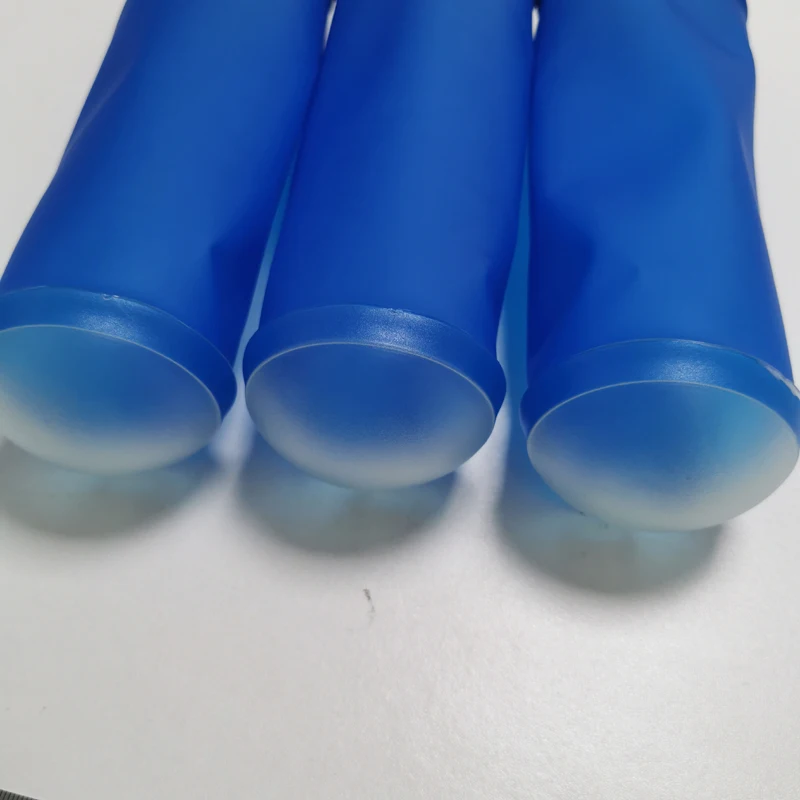 Custom soft flask 500ml round bottom soft water bottle for running vest