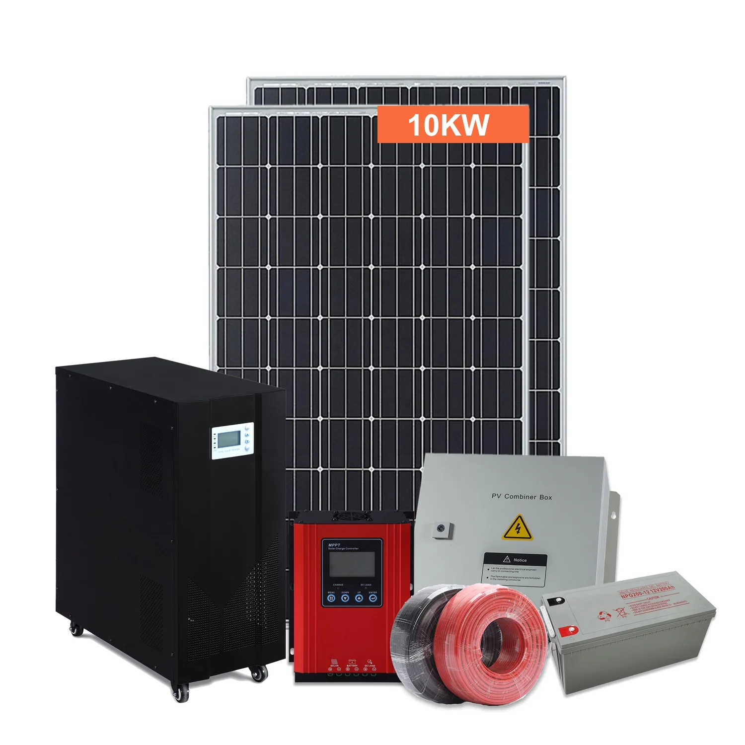 96V 192V 10kw 240V 20kw 30KW Трехфазная Солнечная инверторная система для промышленного применения