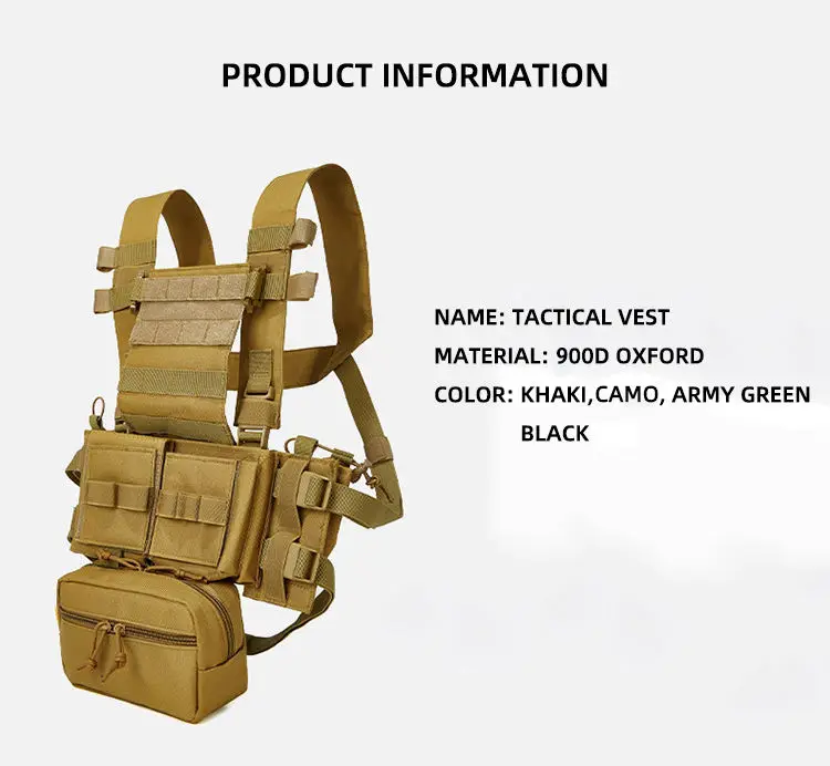 New Oxford Fabric Plate Carrier Weight Gym Security Custom Multicam Tactical Vest Outdoor Gear Equipment