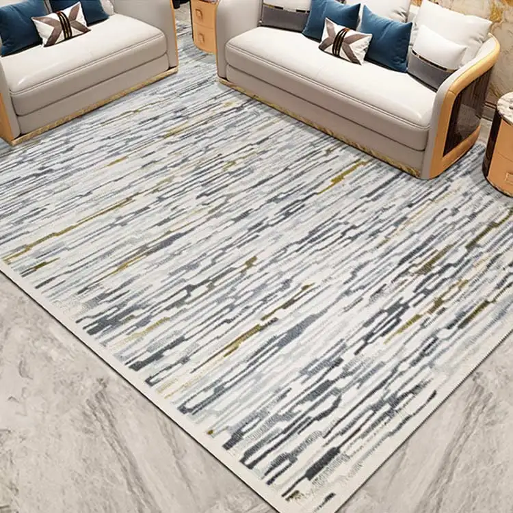 In stock Rectangle Living Room Anti Slip Rugs 3d Polyester Modern Carpets And Rugs
