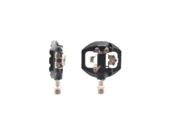 M108 Alloy Road Bike Pedals Non-slip mini exerciser bike assisted   Black Ultralight Lock Pedals