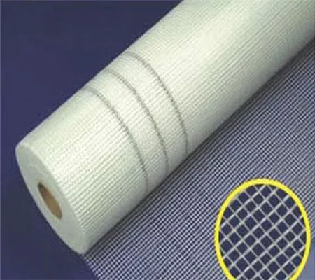 Epoxy resin impregnated alkali resistant mesh and glass fiber cloth