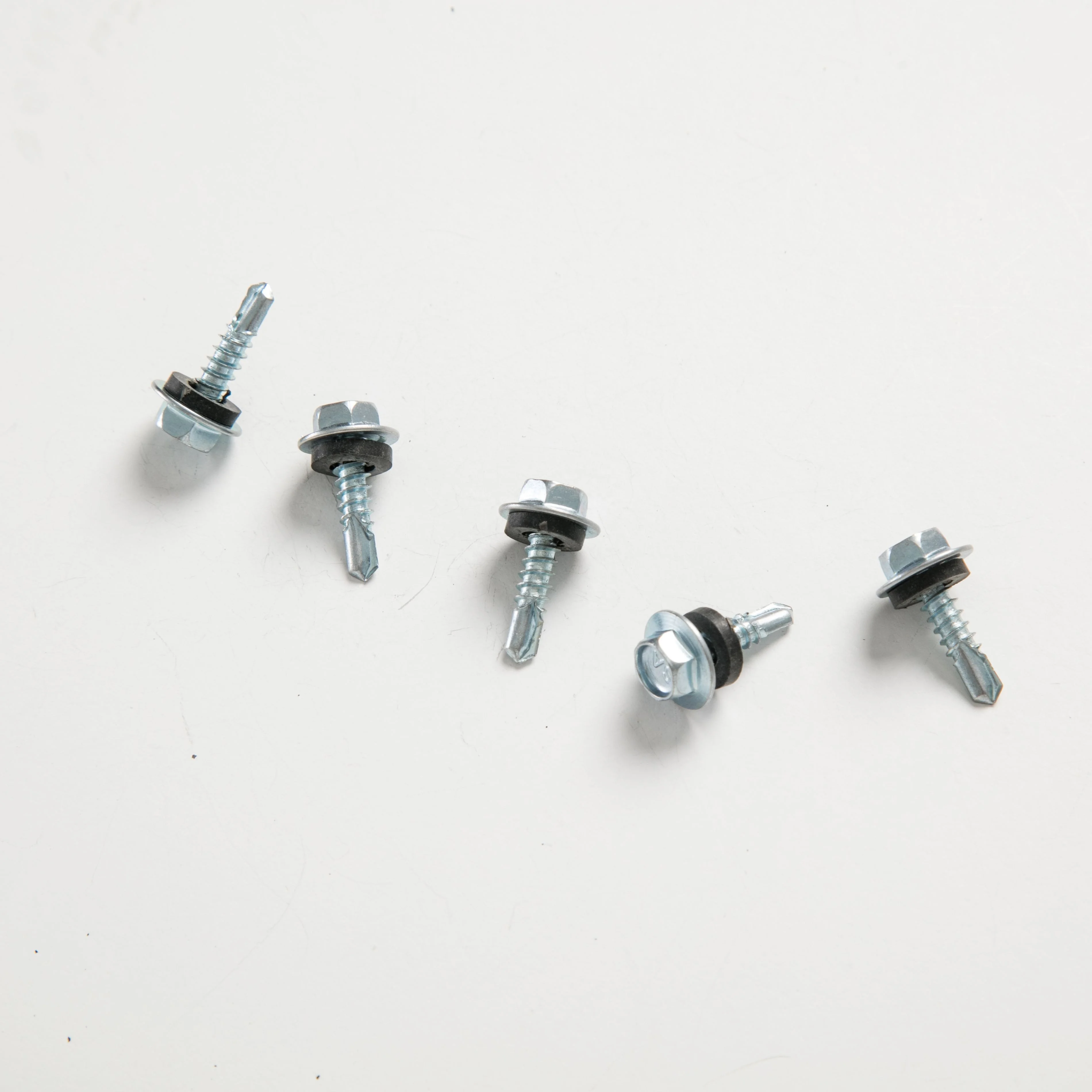 Manufacturer factory DIN7504K Hex head self drilling screw with EPDM washer with best price