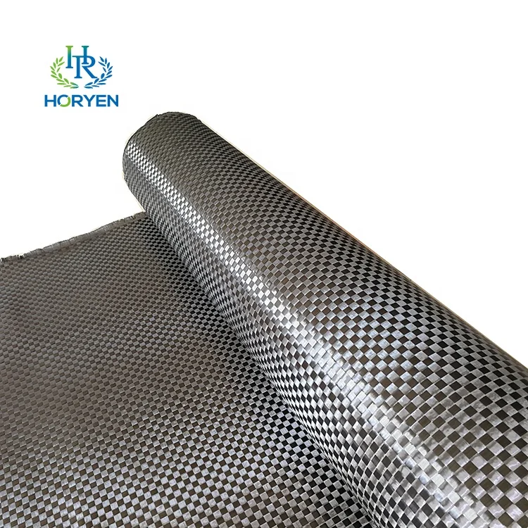Decoration use luxury high quality 12k spread tow carbon fiber fabric for Vehicle parts