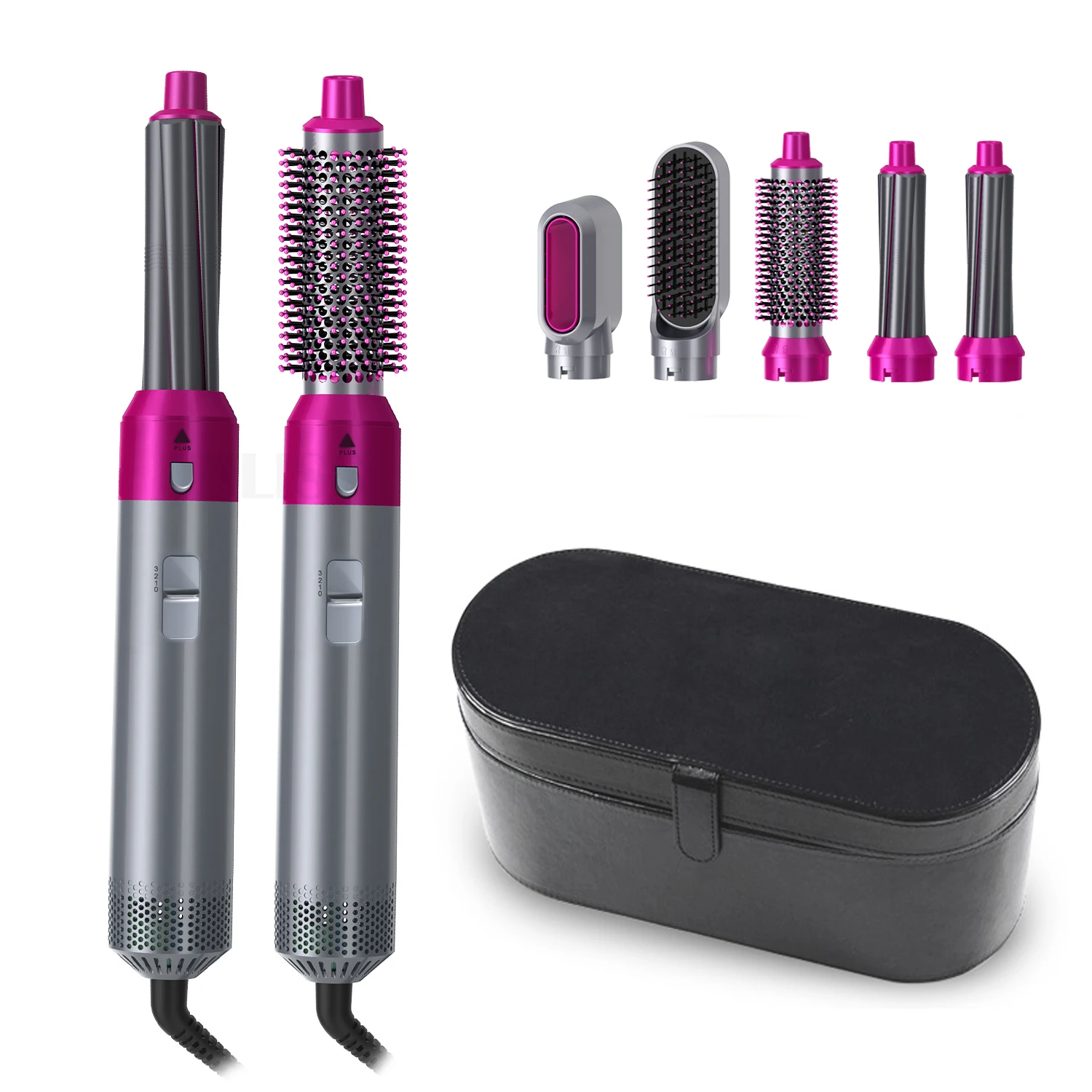 New Trend 5 In 1 Hair Air Wrap Styler Hair Dryer Hot Air Brush Professional Hair Straightener Curler Styling Tools  Airwrap
