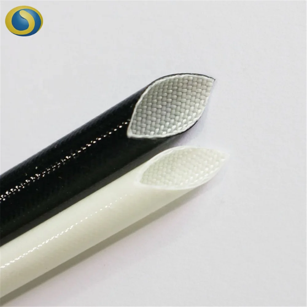 silicone resin coated Insulation fiberglass sleeve