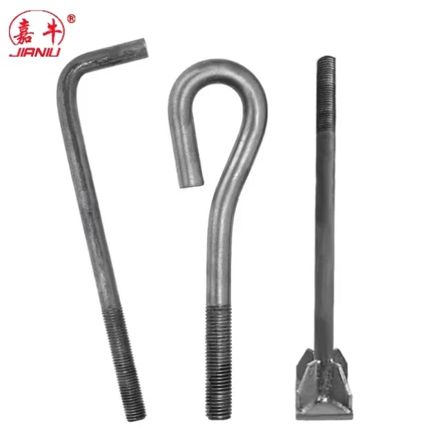 Foundation Bolt Anchor Carbon Steel J L 9 Type Anchor Bolt