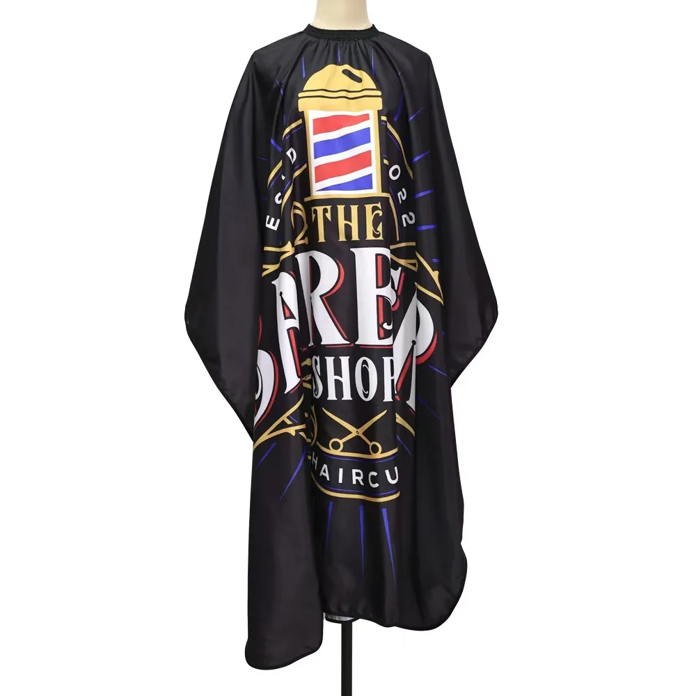 Newest Design Custom Logo Barbershop Salon Robe Gown Barber Stylist Apron Cape