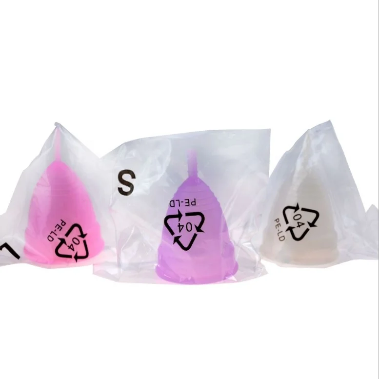 Wholesale girls women 100% medical reusable lady collapsible silicone menstrual cups