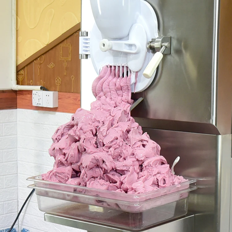 125L per hr ICM-48S batch freezer/hard ice cream machine/gelato continuous freezer with CE ETL Rohs