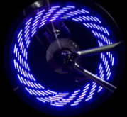 Light and Motion Sensor 7 LED Flashing 30 Mode Waterproof Bicycle Wheel Tyre Tire Valve Stem Cap Lights For Night Cycling Safety