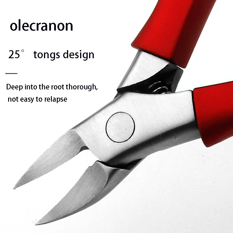 Special thick toenail scissors pedicure gray nails diagonal sharp eagle nose pliers Nail clippers